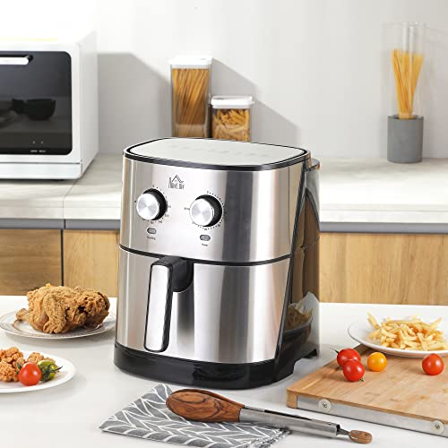 HOMCOM 6.9 Quart Air Fryer Oven with 360° Circulation