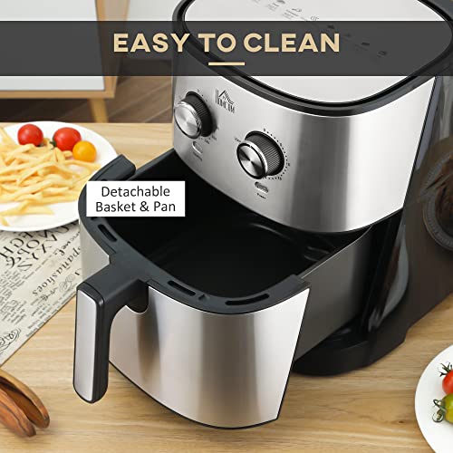 HOMCOM 6.9 Quart Air Fryer Oven with 360° Circulation