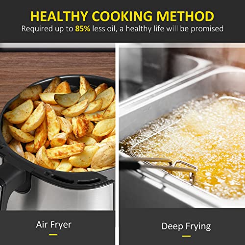 HOMCOM 4.7Qt Air Fryer with 4-in-1 Functions