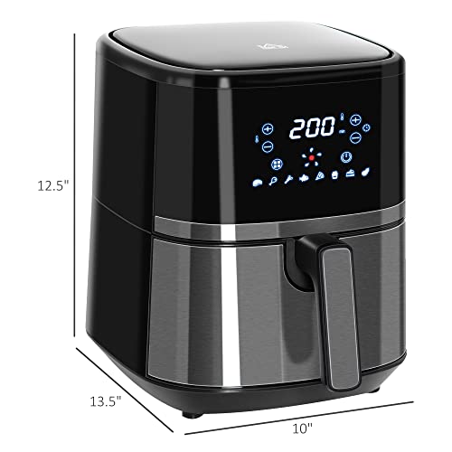 HOMCOM 4.7Qt Air Fryer with 4-in-1 Functions