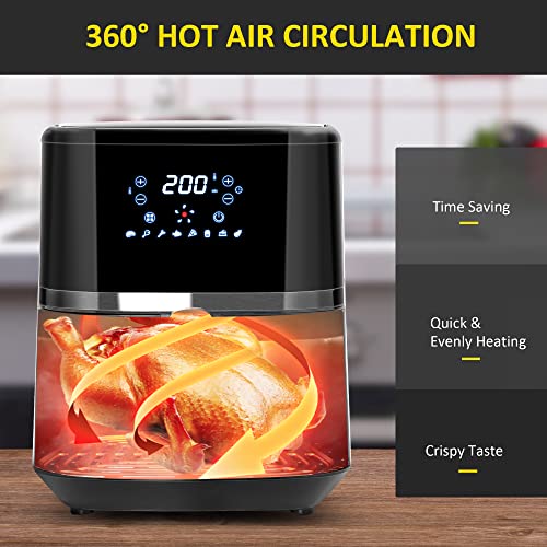 HOMCOM 4.7Qt Air Fryer with 4-in-1 Functions