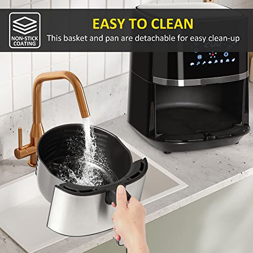 HOMCOM 4.7Qt Air Fryer with 4-in-1 Functions