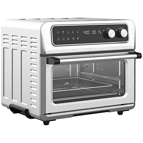 HOMCOM 8-in-1 Air Fryer Toaster Oven, 21QT
