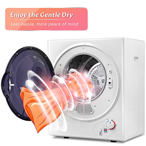 Merax Electric Clothes Dryer with Stainless Steel Tub