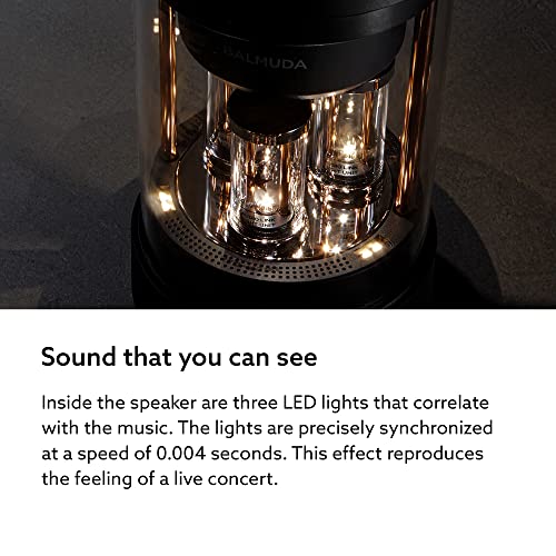BALMUDA Portable Bluetooth Speaker with 3D Crystal Sound