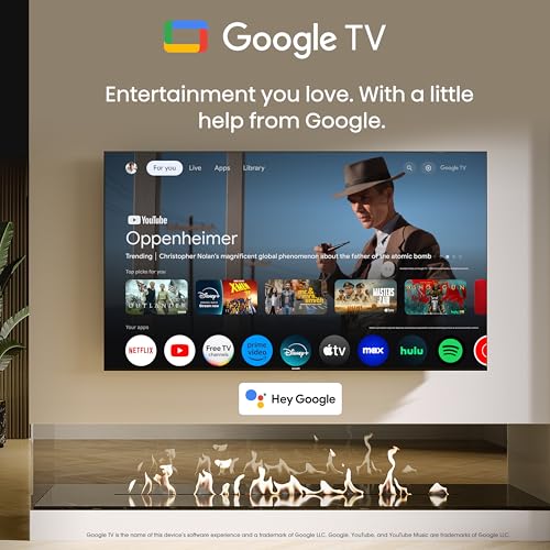 Hisense 43" 4K UHD Smart Google TV, Game Mode, Chromecast Built-in