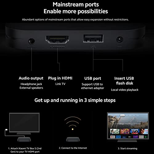 Xiaomi TV Box S 2nd Gen 4K Google Player