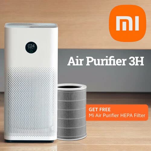 Mi Air Purifier 3H: 3-Layer HEPA Filter, 360°, APP Control