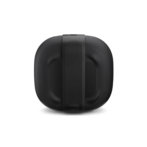 Small Portable Waterproof Bluetooth Speaker with Microphone in Black