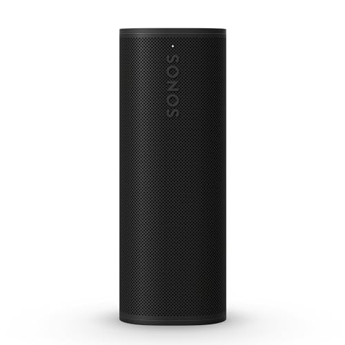 Black Sonos Roam 2: Portable Waterproof Bluetooth Speaker