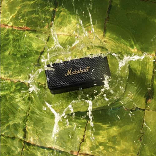 Marshall Emberton II Bluetooth Speaker, Black & Brass