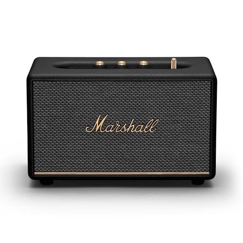 Marshall Acton III Bluetooth Speaker for Home, Black