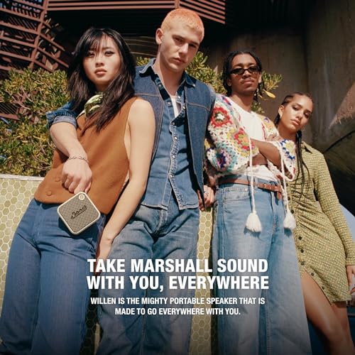 Marshall Willen Cream Portable Bluetooth Speaker