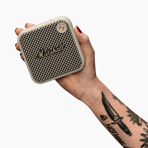 Marshall Willen Cream Portable Bluetooth Speaker