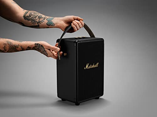 Marshall Tufton Bluetooth Speaker: Black & Brass