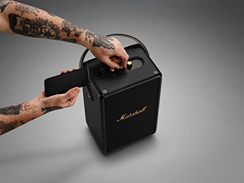 Marshall Tufton Bluetooth Speaker: Black & Brass