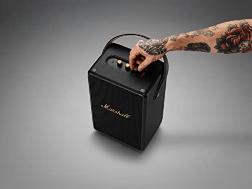 Marshall Tufton Bluetooth Speaker: Black & Brass