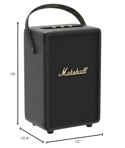 Marshall Tufton Bluetooth Speaker: Black & Brass