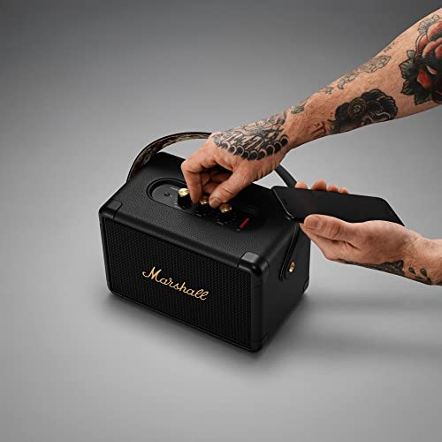 Marshall Kilburn II Portable Bluetooth Speaker, Black & Brass