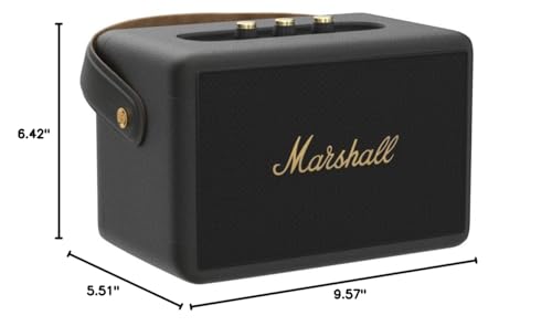 Marshall Kilburn II Portable Bluetooth Speaker, Black & Brass