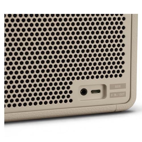 Marshall Middleton Bluetooth Speaker, Cream - Portable for Kitchen