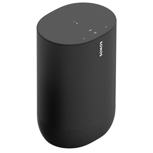 Sonos Move Smart Speaker - Wi-Fi, Bluetooth, Alexa - Black