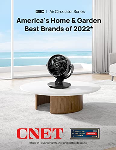 Dreo 13 Inch Oscillating Table Fan with Remote