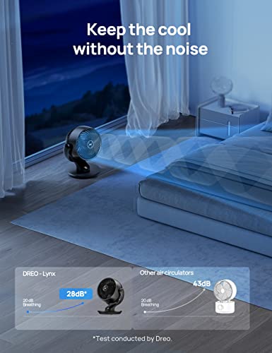 Dreo 13 Inch Oscillating Table Fan with Remote