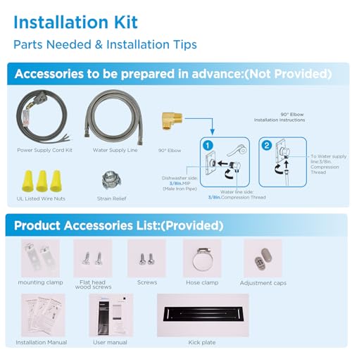 Midea Built-in Dishwasher: 8 Place Settings, 6 Programs
