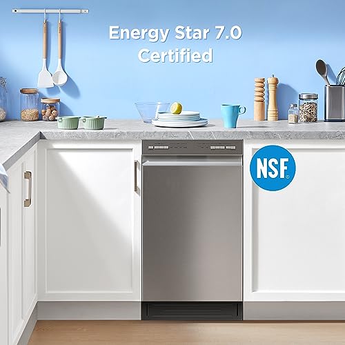 Midea Built-in Dishwasher: 8 Place Settings, 6 Programs
