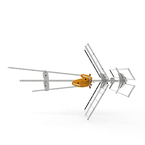 Televes 60 Mile Amplified HDTV Antenna with 5G Filter