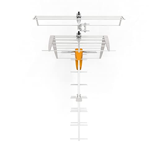 Televes 60 Mile Amplified HDTV Antenna with 5G Filter