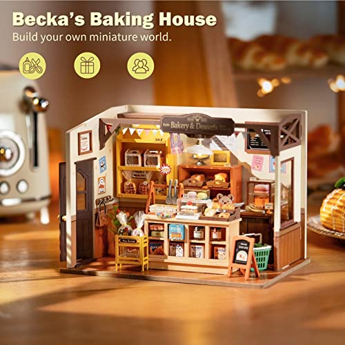 Becka's Bakery DIY Miniature Dollhouse Kit