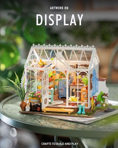 Rolife Miniature Greenhouse Diorama Kit with LED