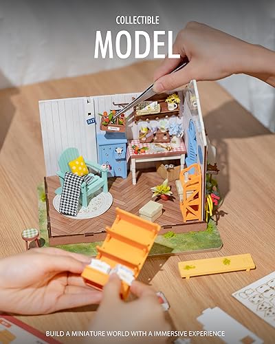 Rolife Miniature Greenhouse Diorama Kit with LED