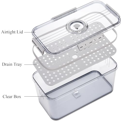 Airtight Bread Box for Kitchen Countertop Storage