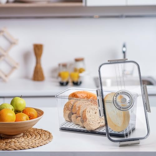 Airtight Bread Box for Kitchen Countertop Storage