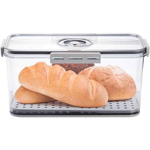 Airtight Bread Box for Kitchen Countertop Storage
