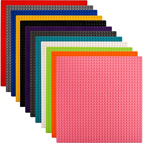 ZEAYEA 12 Classic Building Baseplates for Kids