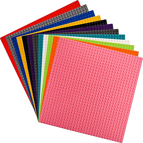 ZEAYEA 12 Classic Building Baseplates for Kids