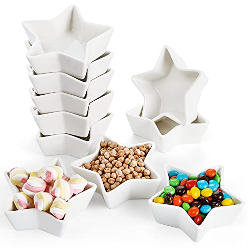 ZEAYEA 10-Piece Ceramic Dipping Sauce Dish Set