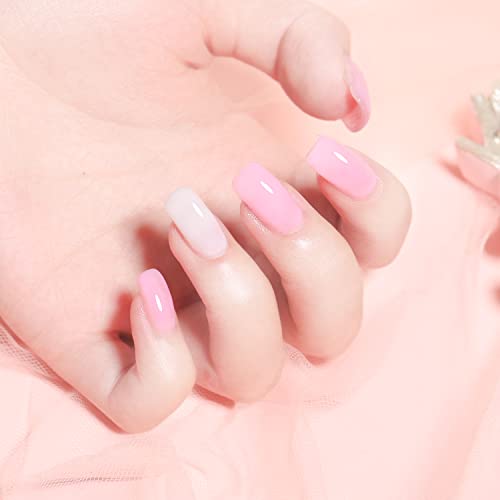 Artdone 6-Color Sheer Gel Nail Polish Set
