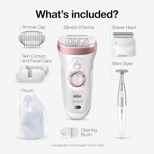Braun Silk-épil 9: Women's Facial Hair Removal Kit