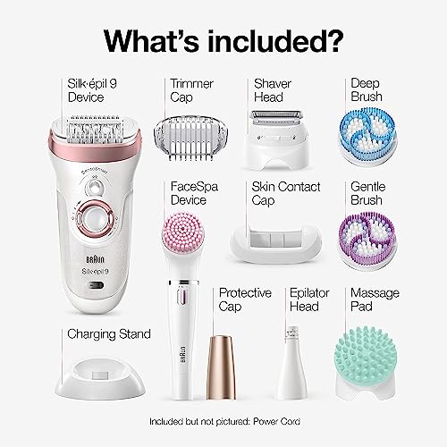 Braun Silk-épil 9 Cordless Facial Hair Remover