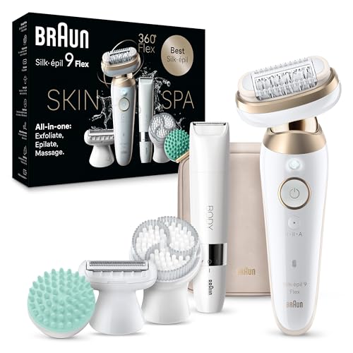 Braun Silk-épil 9 Flex SkinSpa Epilator Device