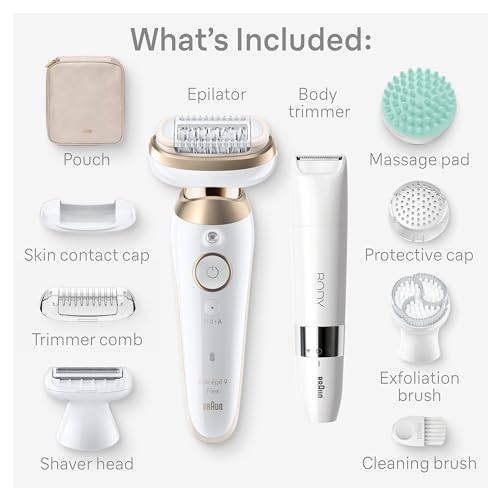 Braun Silk-épil 9 Flex SkinSpa Epilator Device