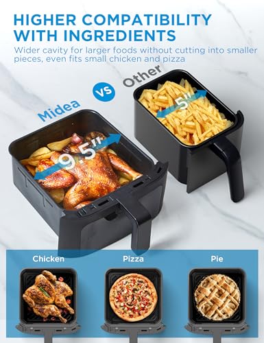 Midea 11 Quart Dual Basket Air Fryer Oven