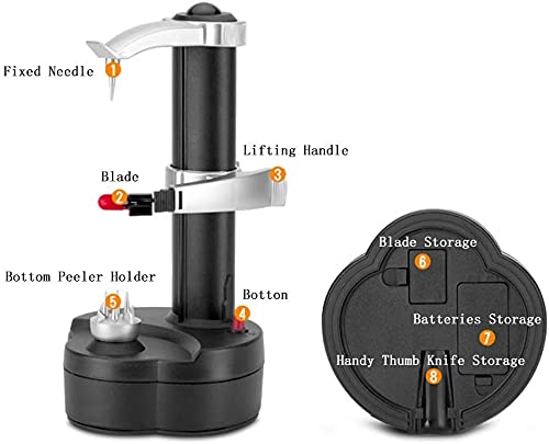 Automatic Electric Rotato Peeler for Fruits and Veggies