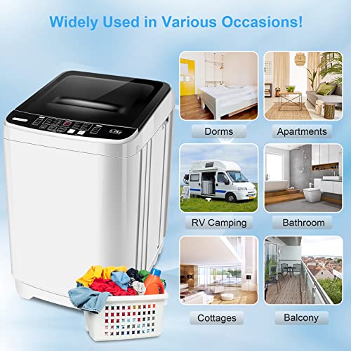 Compact Portable Washing Machine with Drain Pump