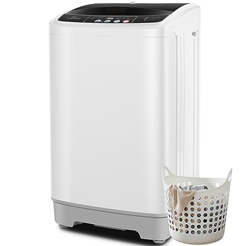 Nictemaw 17.8Lbs Portable Washing Machine with 10 Programs